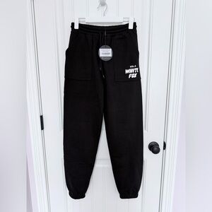 NWT White Fox Vol. 3 Offstage Sweatpants Monochrome - Black / Noir